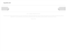 Tablet Screenshot of bycycles.com